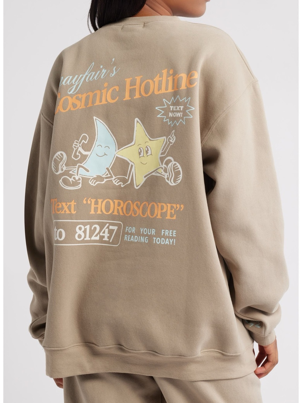 The Mayfair Group Cosmic Hotline Crewneck Sweatshirt Size M/L